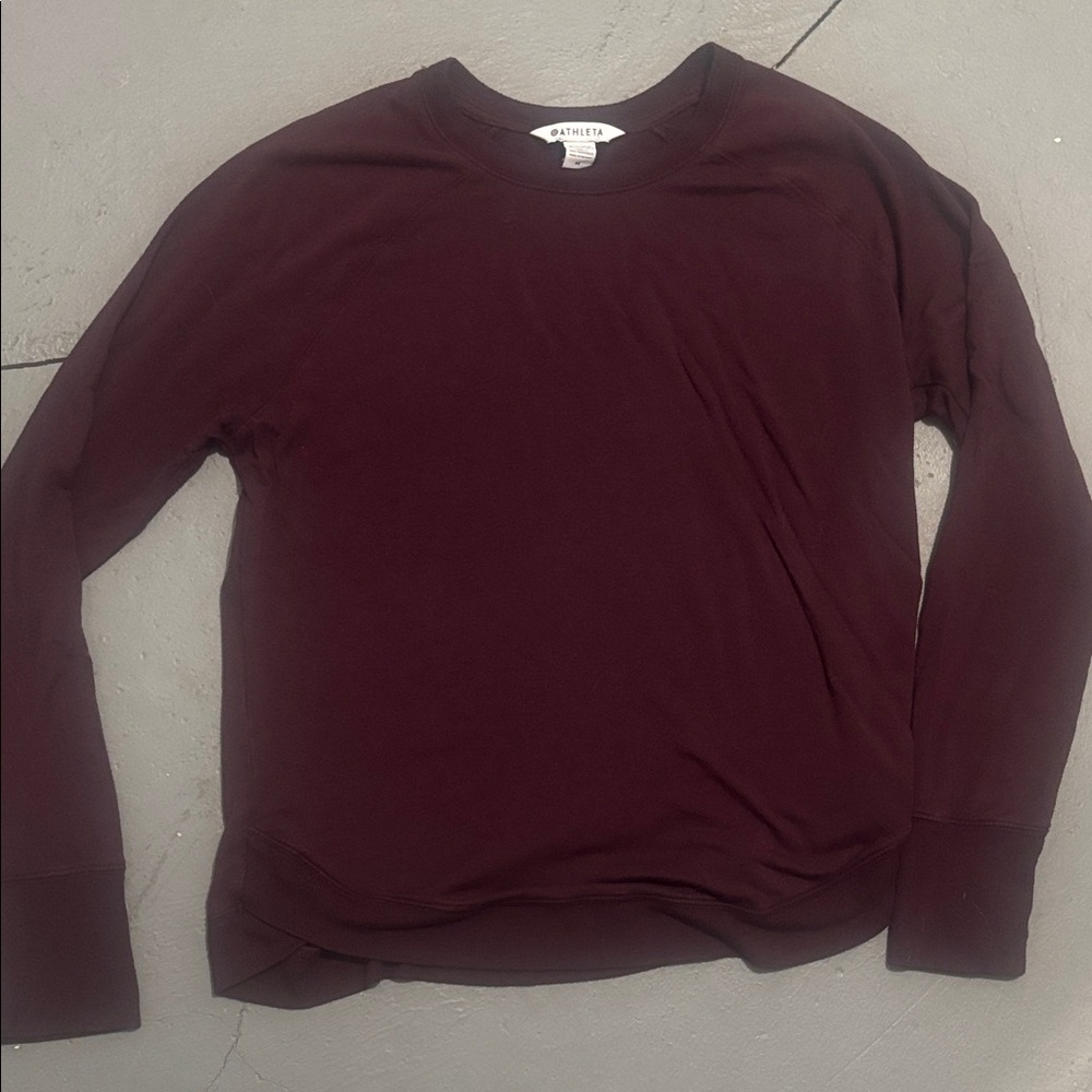 Athleta Deep Burgundy Top